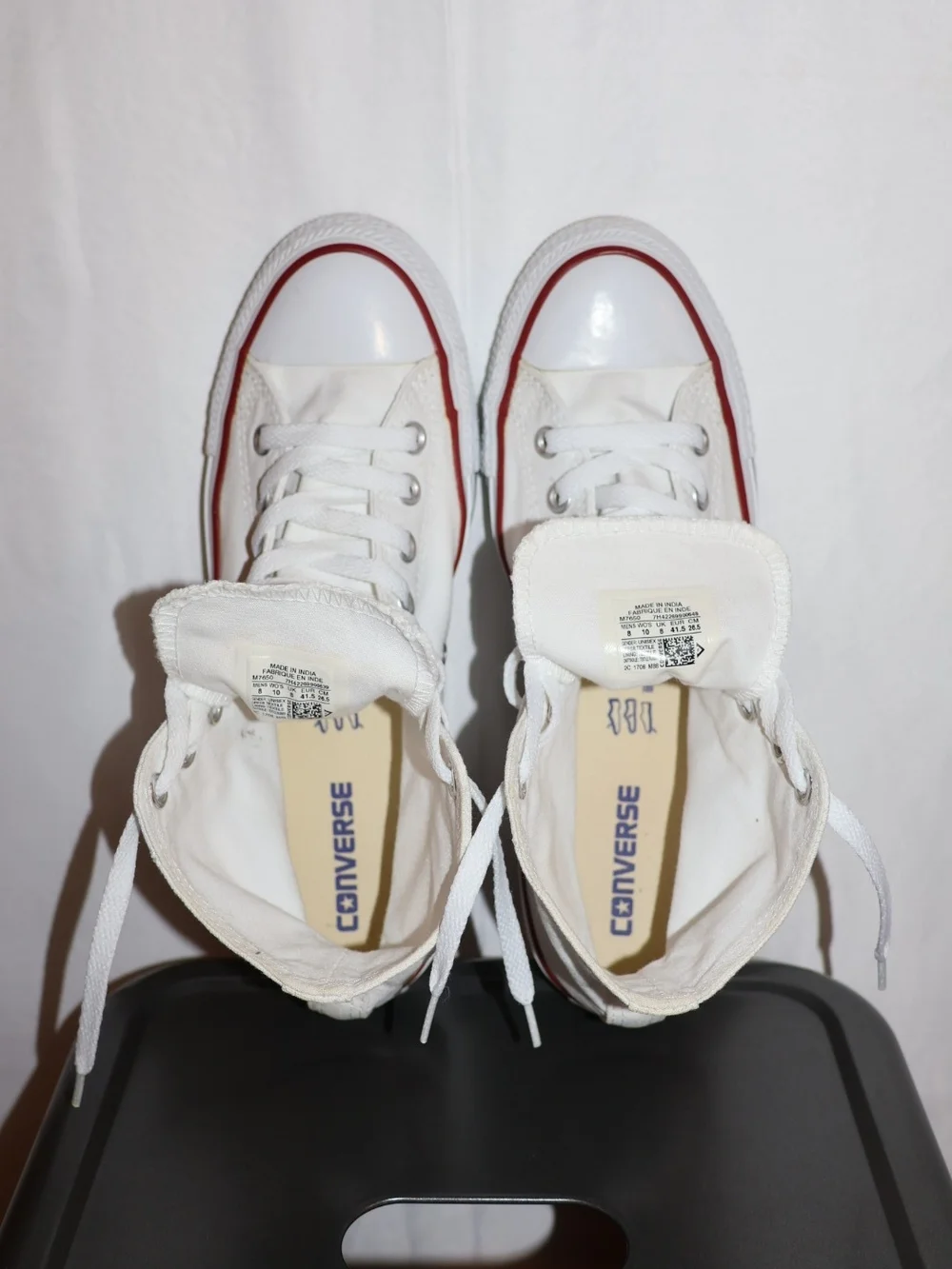 Converse Chuck Taylor All Star High-Tops "Optical White" - Picture 7 of 8